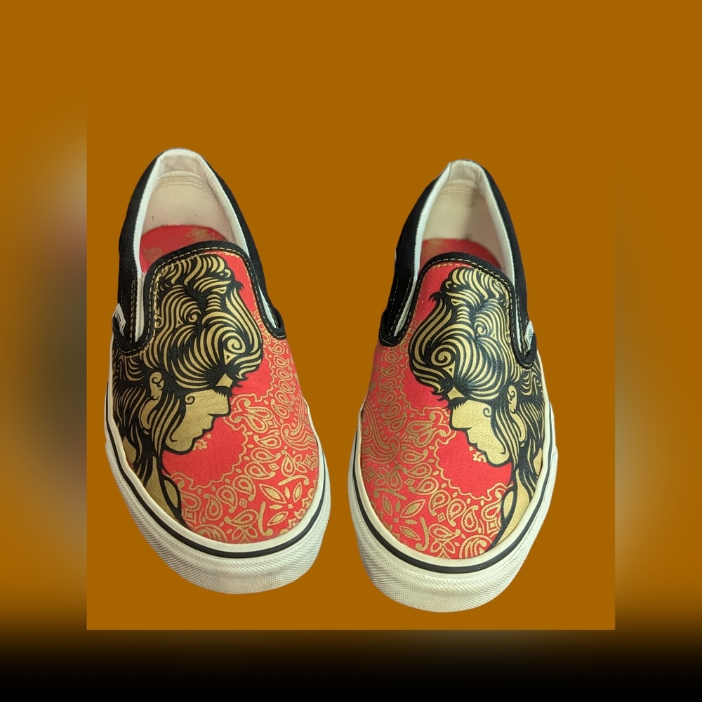 Van's Geisha Girl Slip Ons